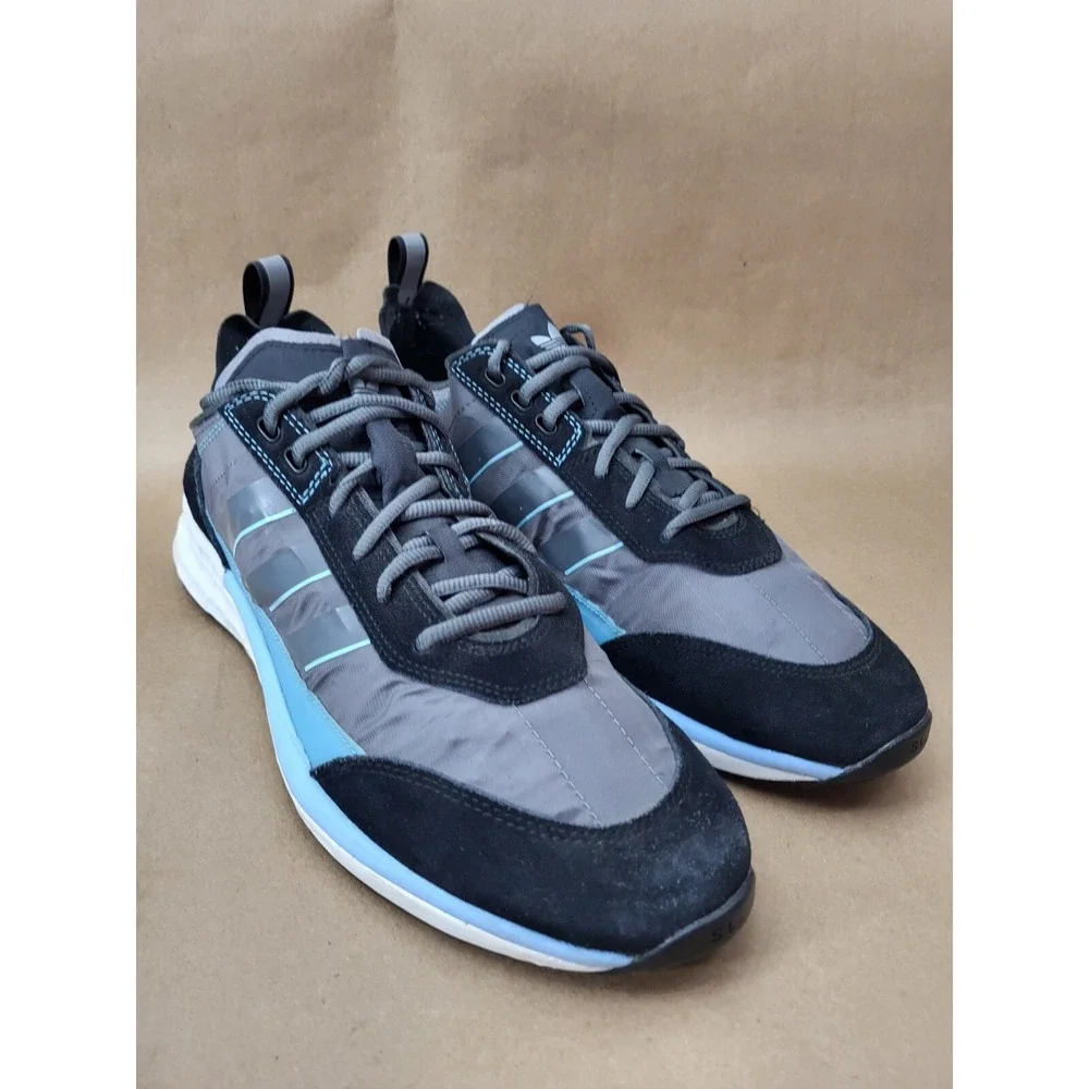 Adidas SL 7200 Core Black Baby Blue Grey White Size 12 FV4421